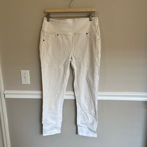 SPANX Cream Slim Fit Pants